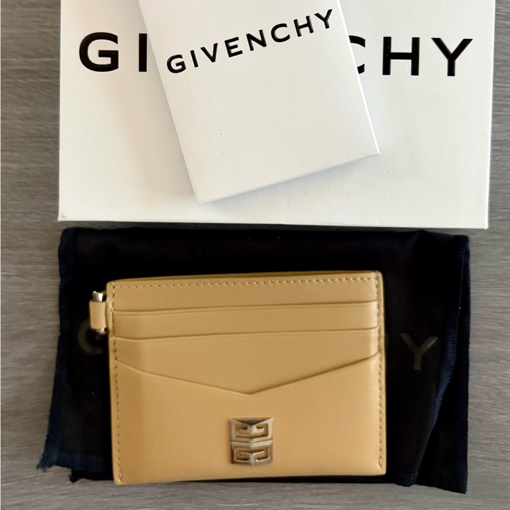 Givenchy 4G Beige Card Holder